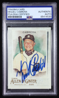Miguel Cabrera Signed 2020 Topps Allen and Ginter #38 (PSA) at PristineAuction.com