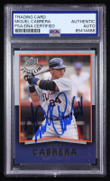Miguel Cabrera Signed 2008 Upper Deck Timeline #40 (PSA) at PristineAuction.com