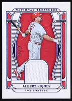 Albert Pujols 2025 Panini National Treasures Materials Blue #MT-AP #15/49 at PristineAuction.com