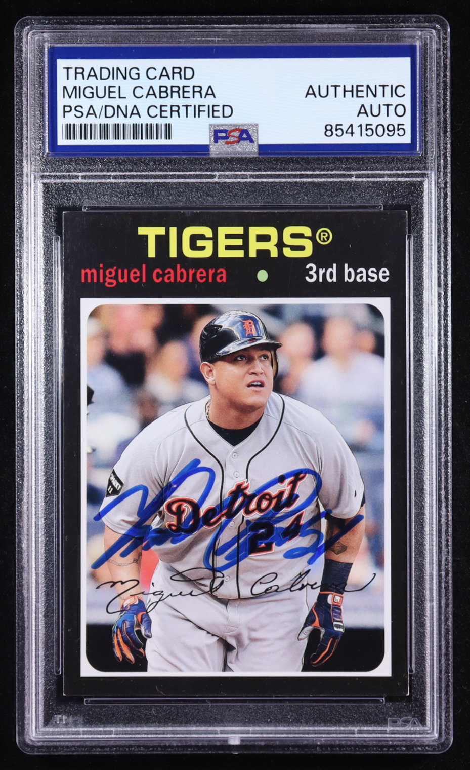 Miguel Cabrera Signed 2012 Topps Archives #100 (PSA) at PristineAuction.com Miguel Cabrera Signed 2012 Topps Archives #100 (PSA) at PristineAuction.com
