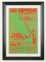 1973 "Led Zeppelin" Tampa Stadium Custom Framed Concert Poster at PristineAuction.com