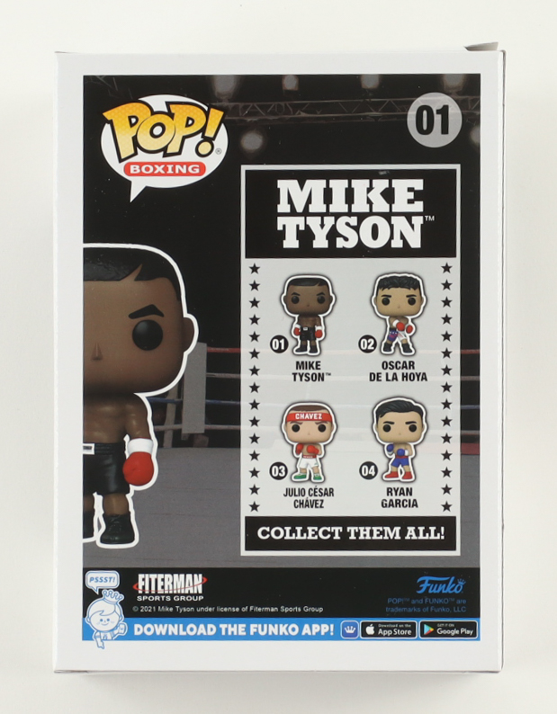 Mike Tyson Signed #01 Funko Pop! (Beckett) at PristineAuction.com Mike Tyson Signed #01 Funko Pop! (Beckett) at PristineAuction.com