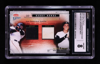 Barry Bonds / Roger Maris 2003 Fleer Platinum Barry Bonds Chasing History Game Used #RM Jersey-Pants #109/250 (CGC 8) at PristineAuction.com