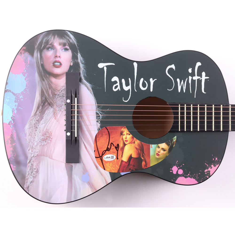 Taylor Swift Guitar with Signed Custom Insert Pickguard (JSA) at PristineAuction.com