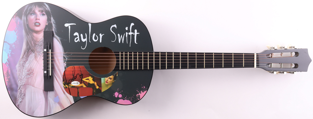 Taylor Swift Guitar with Signed Custom Insert Pickguard (JSA) at PristineAuction.com Taylor Swift Guitar with Signed Custom Insert Pickguard (JSA) at PristineAuction.com