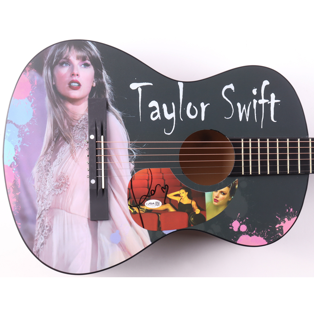 Taylor Swift Guitar with Signed Custom Insert Pickguard (JSA) at PristineAuction.com