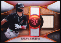 Corbin Carroll 2025 Topps Tribute Triple Relics #TTR-CC #14/25 at PristineAuction.com