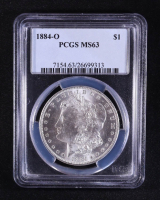 1884-O Morgan Silver $1 Dollar (PCGS MS63) at PristineAuction.com