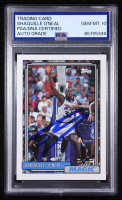 Shaquille O'Neal Signed 1992-93 Topps #362 RC (PSA) at PristineAuction.com