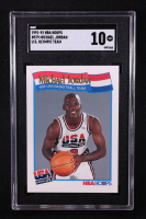 Michael Jordan 1991-92 Hoops #579 USA (SGC 10) at PristineAuction.com