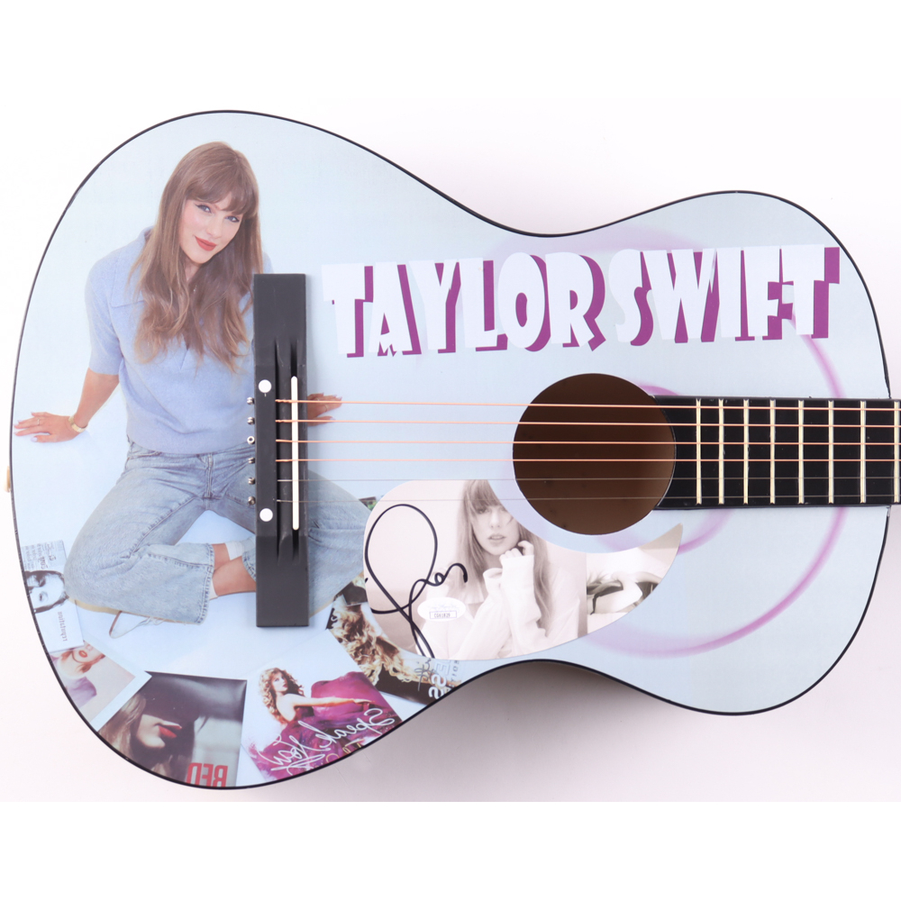 Taylor Swift Guitar with Signed Custom Insert Pickguard (JSA) at PristineAuction.com