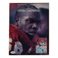 Derrick Thomas Signed 1992 Beckett Football Card Monthly Magazine (JSA) at PristineAuction.com