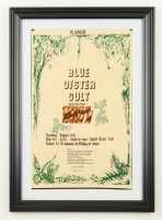 1974 "Blue Oyster Cult & KISS" Morris Civic Auditorium Custom Framed Concert Poster at PristineAuction.com