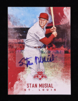 Stan Musial Signed Sticker on 2017 Diamond Kings #33B VAR (Musial) at PristineAuction.com