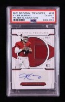 Kyler Murray 2021 Panini National Treasures Material Signatures #6 #14/99 (PSA 10) at PristineAuction.com