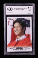 Shohei Ohtani 2018 Leaf Ohtani Retail #01 RC (BCCG 10) at PristineAuction.com