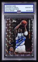 Shaquille O'Neal Signed 1996-97 Topps Pro Files #PF7 (PSA) at PristineAuction.com
