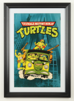 1987 "Teenage Mutant Ninja Turtles" Custom Framed Poster at PristineAuction.com