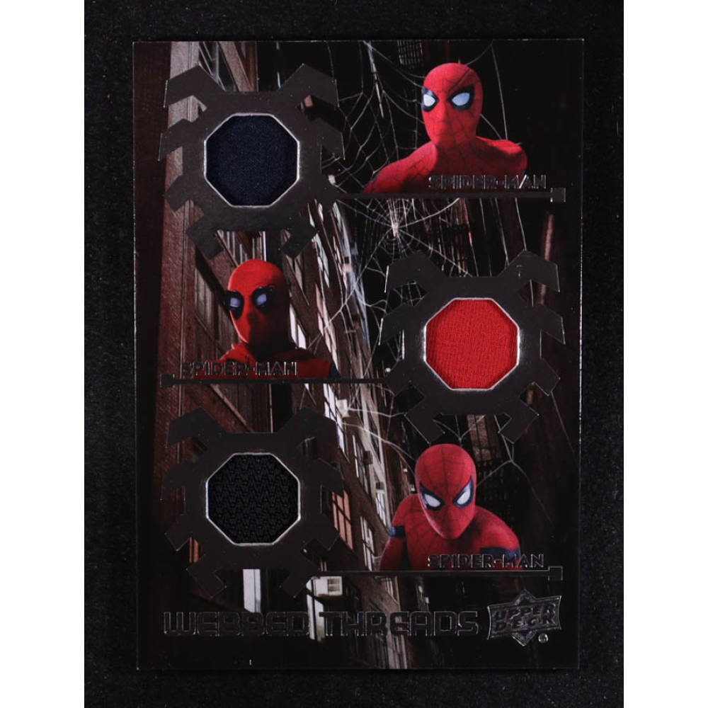 Spider-Man 2017 Upper Deck Spider-Man Homecoming Webbed Threads Triple Memorabilia #WTT6 at PristineAuction.com