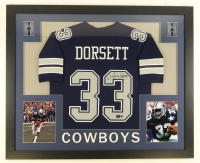 Tony Dorsett Signed Custom Framed Jersey Display (Beckett & Prova) at PristineAuction.com