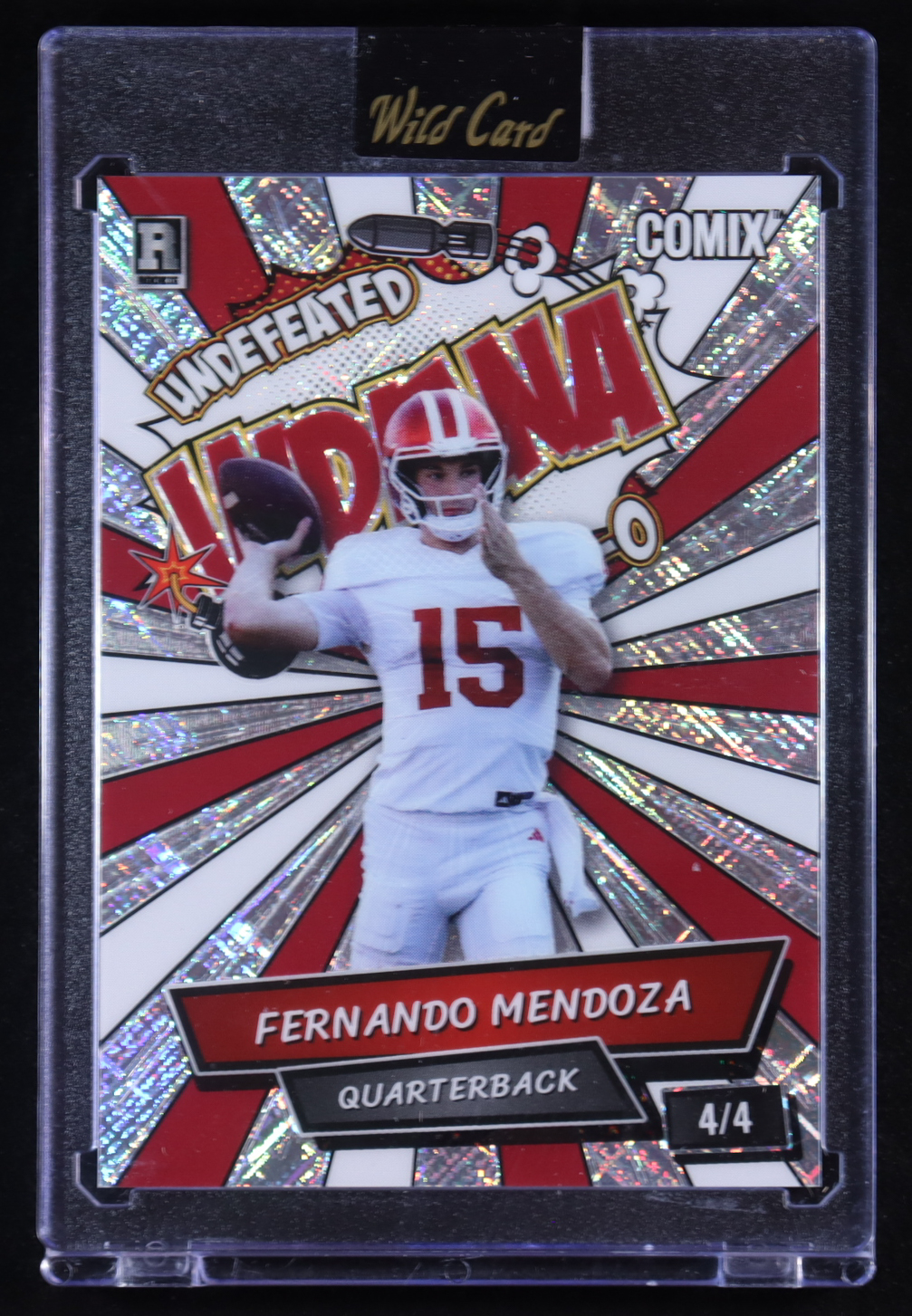 Fernando Mendoza 2025 Wild Card Alumination Comix Undefeated Indiana ...