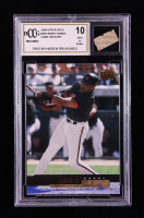 Barry Bonds 2000 Upper Deck #486 with Game-Used Bat Piece (BCCG 10) at PristineAuction.com
