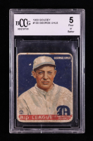 George Uhle 1933 Goudey #100 RC (BCCG 5) at PristineAuction.com