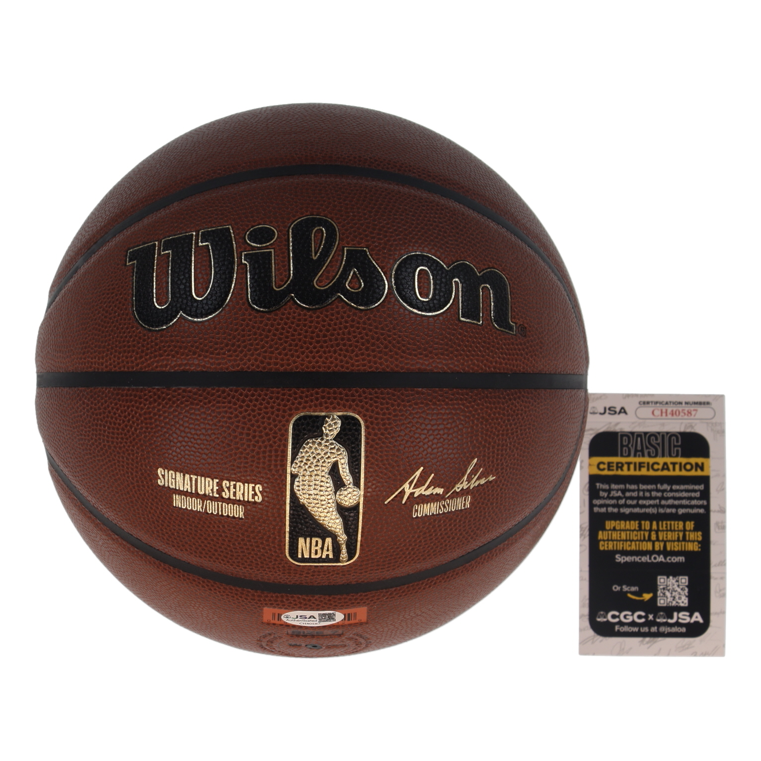 Adam Sandler Signed NBA Basketball (JSA) at PristineAuction.com Adam Sandler Signed NBA Basketball (JSA) at PristineAuction.com