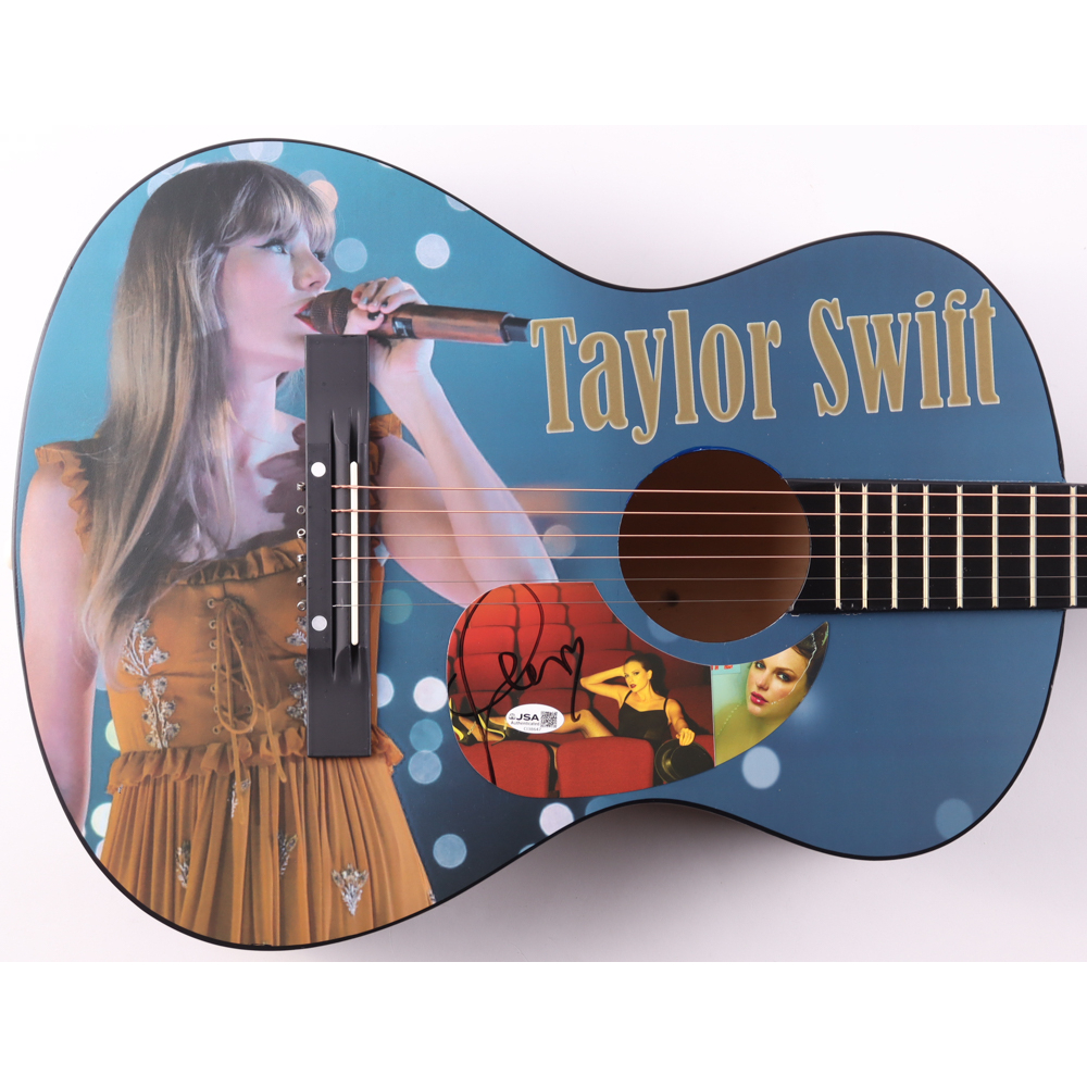 Taylor Swift Guitar with Signed Custom Insert Pickguard (JSA) at PristineAuction.com
