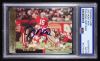 Joe Montana Signed 1995 Upper Deck Joe Montana Box Set #22 (PSA) at PristineAuction.com