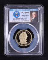 2010-S U.S. Presidential Proof $1 Coin - James Buchanan 15th President (PCGS PR69DCAM) at PristineAuction.com