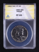 1960 Franklin Proof Silver 50C Half Dollar (ANACS PF65) at PristineAuction.com