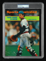 Carlton Fisk Signed 1973 Sports Illustrated Magazine Cover (PSA Auto 9) at PristineAuction.com
