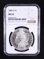 1880-S Morgan Silver $1 Dollar (NGC MS63) at PristineAuction.com