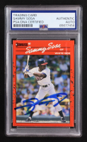 Sammy Sosa Signed 1990 Donruss #489 RC (PSA) at PristineAuction.com