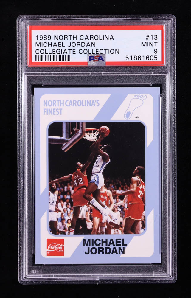 Michael Jordan 1989-90 North Carolina Collegiate Collection #13 (PSA 9) at PristineAuction.com Michael Jordan 1989-90 North Carolina Collegiate Collection #13 (PSA 9) at PristineAuction.com