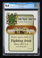 2002-03 Saint Vincent - Saint Mary Catholic High School Fighting Irish Winter Sports Program Magazine (CGC 9.4) at PristineAuction.com