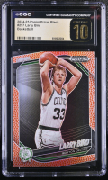 Larry Bird 2024-25 Panini Prizm Black Prizms Basketball #257 LGD #211/225 (CGC 10 | Pristine Black Label) at PristineAuction.com