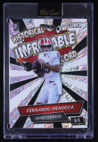 Fernando Mendoza 2025 Wild Card Alumination Comix Improbable Record Black and White Shimmer #ACBL-FM010 #5/5 RC at PristineAuction.com