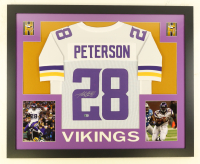 Adrian Peterson Signed Custom Framed Jersey Display (Beckett) at PristineAuction.com