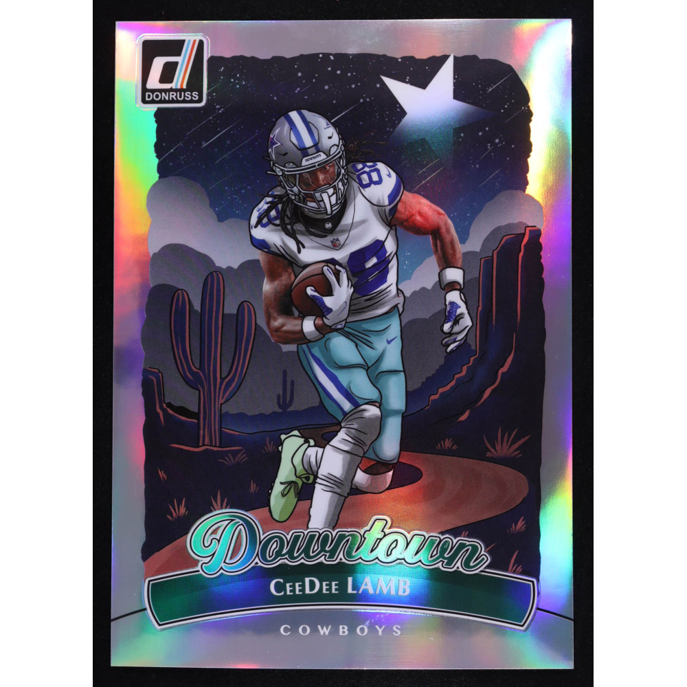 CeeDee Lamb 2025 Donruss Downtown! Oversize #9 at PristineAuction.com