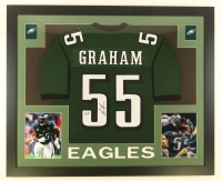 Brandon Graham Signed Custom Framed Jersey Display (Beckett) at PristineAuction.com