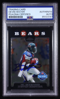 Devin Hester Signed 2008 Topps Chrome #TC148 (PSA) at PristineAuction.com