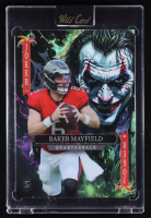 Baker Mayfield 2025 Wild Card Jokers Wild Joker Green Scope #SDJWM-BMNP05 #1/1 at PristineAuction.com