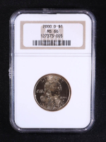 2000-D Sacagawea $1 Dollar Coin (NGC MS66) at PristineAuction.com