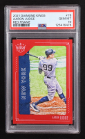Aaron Judge 2021 Panini Diamond Kings Red Frame #76 (PSA 10) at PristineAuction.com