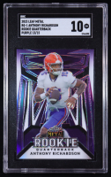 Anthony Richardson 2023 Leaf Metal Rookie Quarterback Prismatic Purple #13/15 RC (SGC 10) at PristineAuction.com