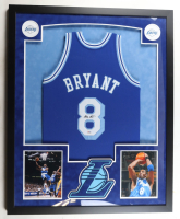 Kobe Bryant Signed Custom Framed Jersey with LED Display & (2) Photos (PSA) at PristineAuction.com
