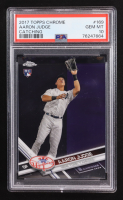 Aaron Judge 2017 Topps Chrome Catching #169 RC (PSA 10) at PristineAuction.com