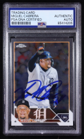 Miguel Cabrera Signed 2023 Topps Chrome #164 (PSA) at PristineAuction.com